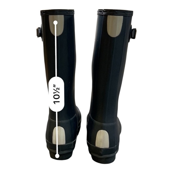 Hunter Classic Black Waterproof Boots size 4 USA - Picture 8 of 11